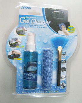 【批發(fā)銷售 凝膠清潔劑 液晶屏清潔套裝 吸塑高周波三件套清潔液】價格,廠家,圖片,電腦清潔用品,廣州市佑科計算機-